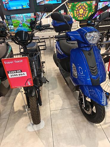 zigzag one 50cc blue: ZigZag elektrik skuter – şəhərdaxili rahat və səmərəli hərəkət üçün — 3