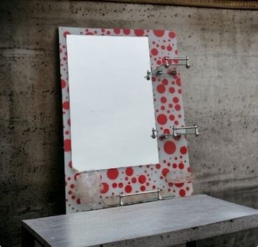 Güzgülər: Güzgü Divar üçün, Kvadrat, Hamam üçün, Naxışlı — 8