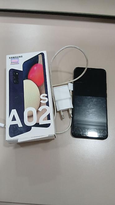 a02 ekran: Samsung Galaxy A02 S, rəng - Qara, Sensor, Barmaq izi — 1