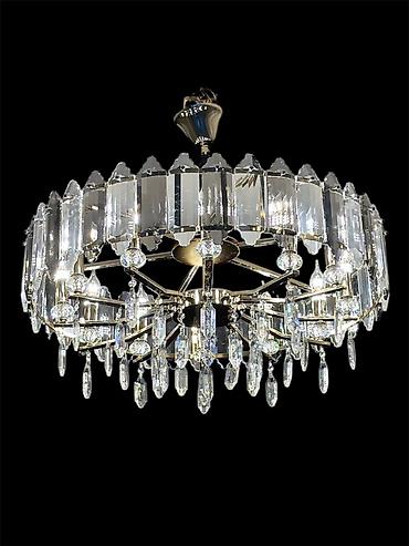 blutut luster: Çılçıraq, 10 və daha çox lampa, Xrustal — 2