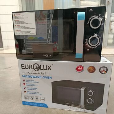 mikrodalqali soba: Mikrodalğalı soba Eurolux, Ayrıca dayanan, Mikrodalğalar ilə, Yeni