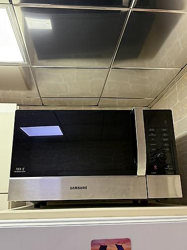 pec qiyməti: Samsung mikrodalğalı soba – qril və konveksiya funksiyalı. Yeni — 1