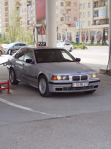 BMW: BMW 3 Series E36 sedan - Kuzov: sedan, gümüşü rəng - Mühərrik və — 6