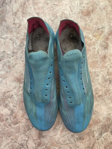 спортивная обувь женская: Футбольные бутсы Adidas X Размер:43 Цвет:Голубой Состояние:хорошее