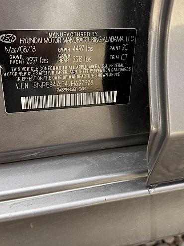хундай аванте 1: Hyundai Sonata: 2018 г., 2.4 л, Автомат, Бензин, Седан — 7