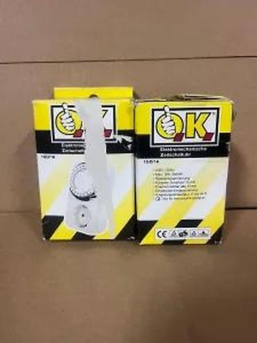 Ostali elektro materijali: Mehanički dnevni tajmer za struju – OK / Everflourish Opis: - Utična — 14