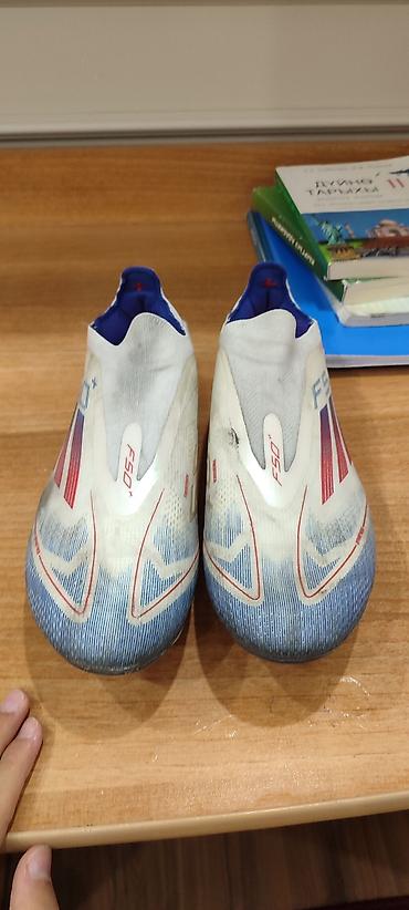 ник: Футбольные бутсы adidas F50+ (линейка X/Adizero) — бесшнурочная — 5