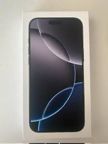 pulsuz internet: IPhone 16 Pro Max, 1 TB, Black Titanium, Zəmanət, Simsiz şarj, Face ID
