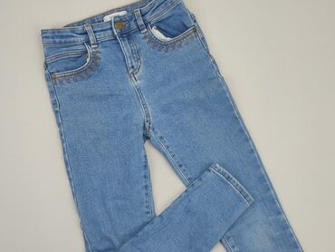 jeansy białe z wysokim stanem: Jeans, Reserved, 12 years, 146/152, condition - Perfect