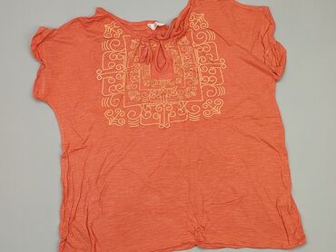pomarańczowa bluzki damskie: T-shirt, M (EU 38), condition - Good