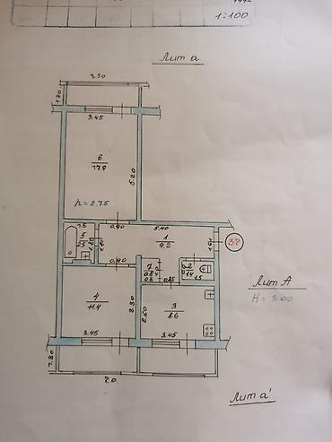 105: 2 комнаты, 52 м², Золотой квадрат 105 серия, 4 этаж, Свежий ремонт — 3