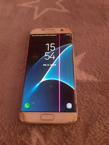 Samsung S 7 edge ispravan telefon je razbijen ekran i zadnji
