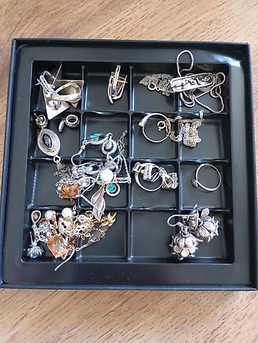 Серьги: Бижутерия, серебро, браслет Pandora оригинал из серебра от 500 сом и — 2