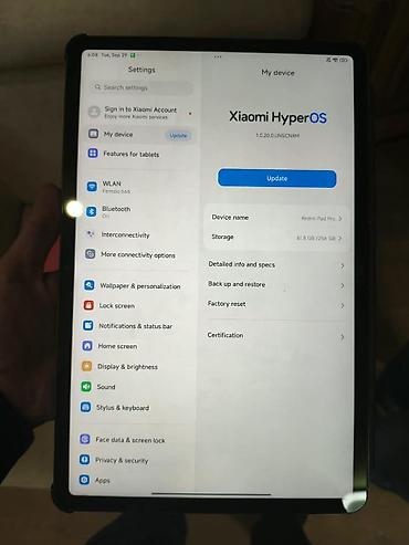 Планшет, Redmi, память 256 ГБ, 12" - 13", Wi-Fi, Б/у, Классический цвет - Серебристый at lalafo.kg Планшет, Redmi, память 256 ГБ, 12" - 13", Wi-Fi, Б/у, Классический цвет - Серебристый