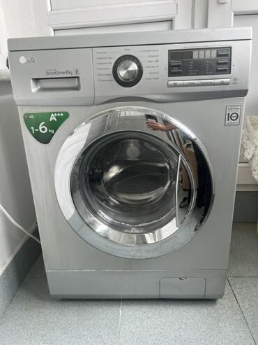 zinger paltar tiken: Paltaryuyan maşın LG, 6 kq, Avtomat, Qurutmasız, Kredit yoxdur