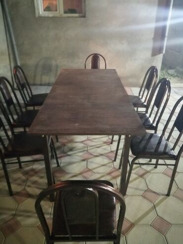 Sifarişlə masa və oturacaq dəstləri: Stol, stul, Masalar, Oturacaqlar, stul dəsti var Modellər coxdur Rəng — 26