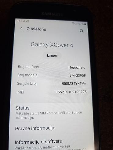 speaker: Samsung Galaxy Xcover 4 (SM-G389F) Telefon je potpuno ispravan otporan — 9