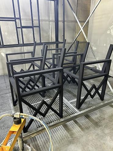 Sifarişlə kreslolar: Təkərsiz, Metal — 1