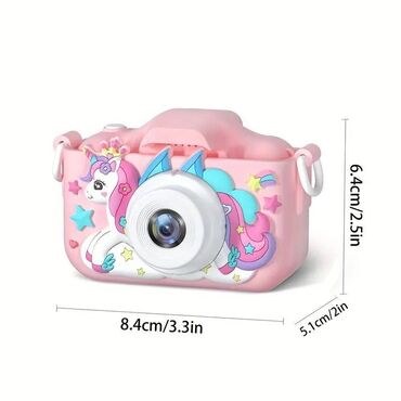Igračke: Decji fotoaparat Unicorn Roze NOVO Boja: roze Model: jednorog — 4