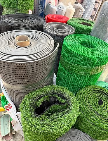 Грязезащитные и придверные коврики: Придверный коврик Новый, Наружный, Прямоугольный, цвет - Зеленый, Синий — 9