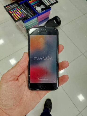 iphone x 32 gb qiymeti: IPhone 7, 32 GB, Qara, Barmaq izi