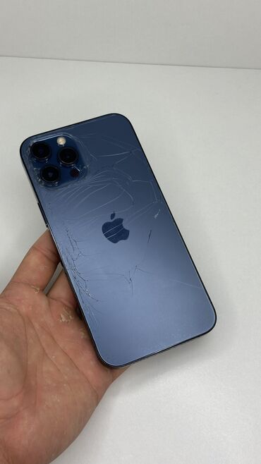 купить монитор: IPhone 12 Pro Max, Б/у, 256 ГБ, Pacific Blue, 79 %