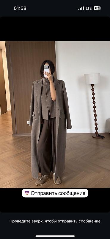 max mara: Пальто, Классика, Зима, Длинная модель, Двубортная модель, S — 3