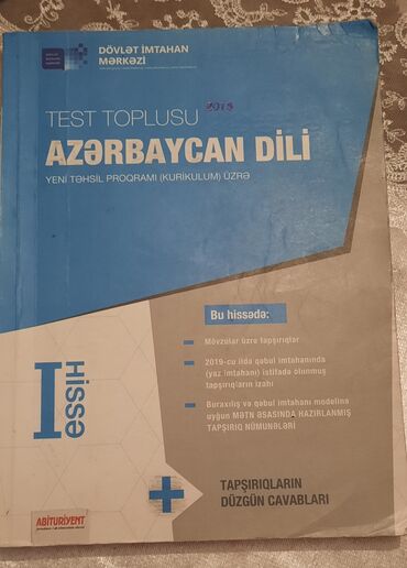 işlənmiş kitablar: Azərbaycan dili dim toplu 2019 çox səliqəli işlənilib