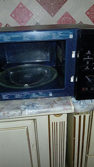 gril: Mikrodalğalı soba Samsung, Ayrıca dayanan, Qril ilə, rəng - Qara, İşlənmiş — 1
