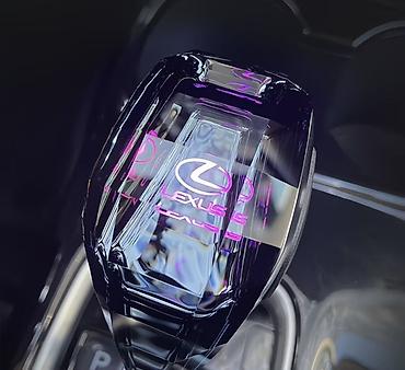 aion gac: Кристаллическая ручка селектора КПП с подсветкой и логотипом марки — 1