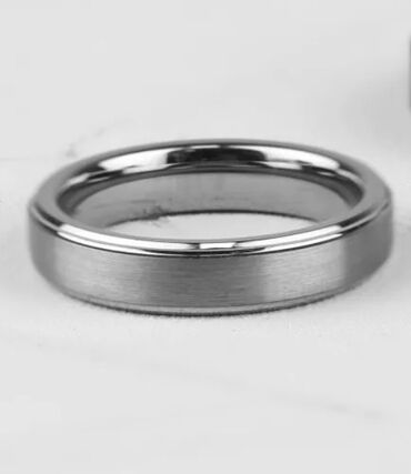 серебряные обручальные кольца: Продаю кольцо из вольфрама Lonti R-TG-5067 размер 16,5. ширина 4мм