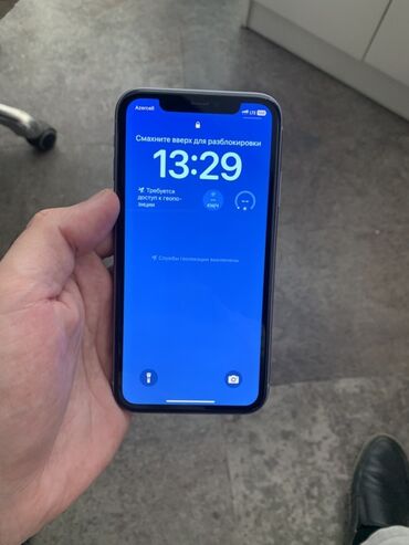 телефон fly nimbus 3: IPhone 11, Синий, Face ID