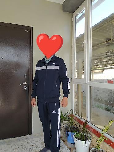 штаны adidas: Мужской спортивный костюм, S, M, Adidas, Новый, цвет - Синий, Самовывоз — 1