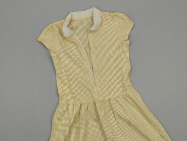 sukienka żółta: Sukienka, 10 lat, 134-140 cm, stan - Dobry