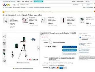 Laserski daljinomeri: PARKSIDE laserski nivelator sa aluminijumskim stativom Opis: - — 17