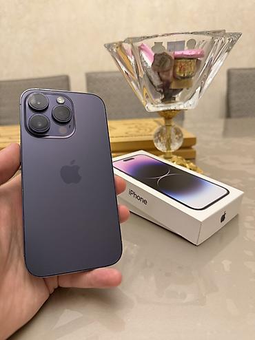 15 pro max dubay: IPhone 14 Pro, 128 GB, Deep Purple, Face ID, Simsiz şarj — 1
