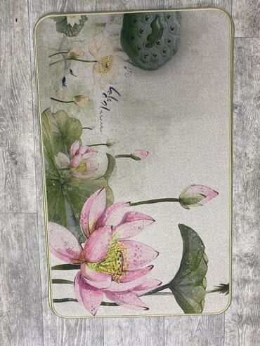 Коврики для туалета и ванны: Коврик для ванной/душа, Новый, цвет - Бежевый, Синий — 9