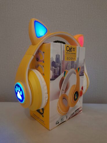 Qulaqcıqlar: Yeni Simsiz (Bluetooth) Qulaqcıqlar, 3Q, rəng - Sarı