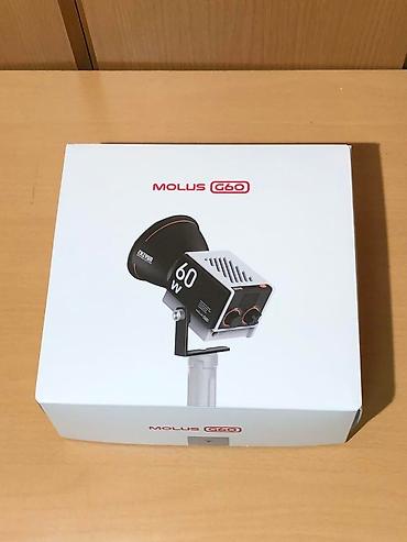 60: Видео свет,ZHIYUN Molus G60,Двухцветный видеосвет, 300 г, портативный — 2