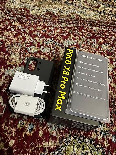 Техника и электроника: Poco X8 Pro Max, Новый, 512 ГБ, цвет - Голубой, 2 SIM — 2