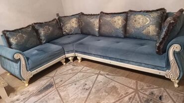 Divanlar: Künc divan, İşlənmiş, Açılmayan, Bazasız, Parça, Çatdırılma yoxdur