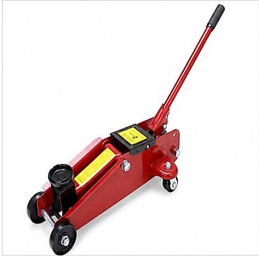mini kran: Hidravlik polad krik — döşəmə tipli (floor jack) - Daşıma gücü — 1