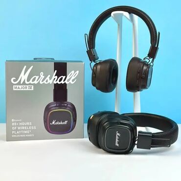 marshal наушники: Каптама, Marshall, Жаңы, Электр зымсыз (Bluetooth), Классикалык