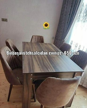 heyet stol stul: Qonaq otağı üçün, Yeni, 6 stul — 1