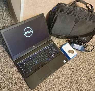 блок питания ноутбука: Ноутбук, Dell, 8 ГБ ОЗУ, Intel Core i5, 15.6 ", Б/у, Для работы, учебы, память SSD