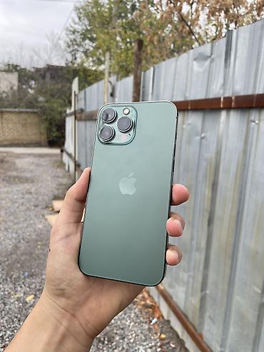 Мобильные телефоны и аксессуары: IPhone 13 Pro Max, Б/у, 256 ГБ, Alpine Green, 77 % — 3