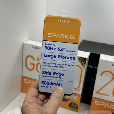Tecno: Tecno Spark Go 2024, Новый, 128 ГБ, 2 SIM — 2
