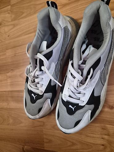 puma: Puma RS seriyası kişi krossovkaları - Rəng: boz, ağ və qara — 2