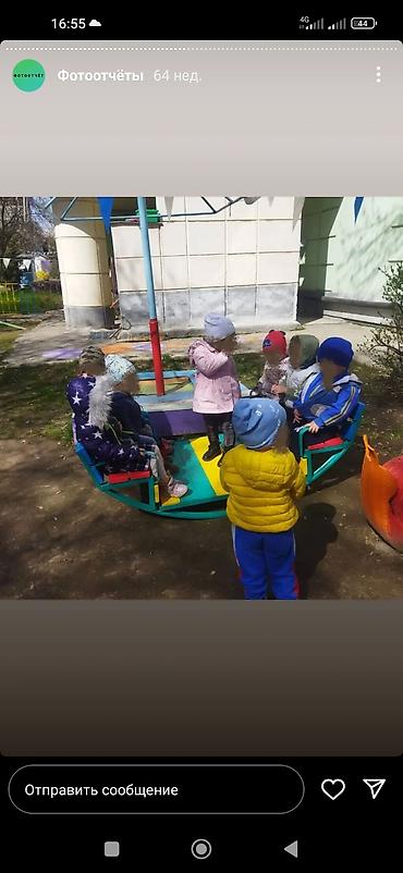 Другие игровые комплексы: Качалка-лодочка для 2–6 детей Надёжная и весёлая качалка для детской — 11