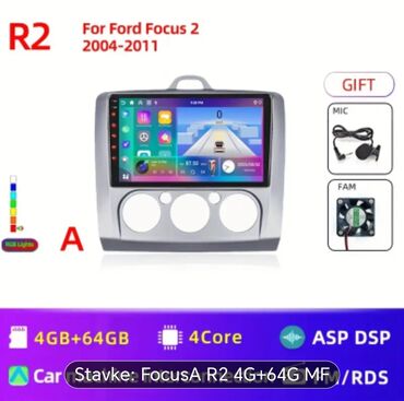 Audio oprema za auto: Android multimedija/navigacija za Ford Focus 2 - Kompatibilnost: Ford — 6